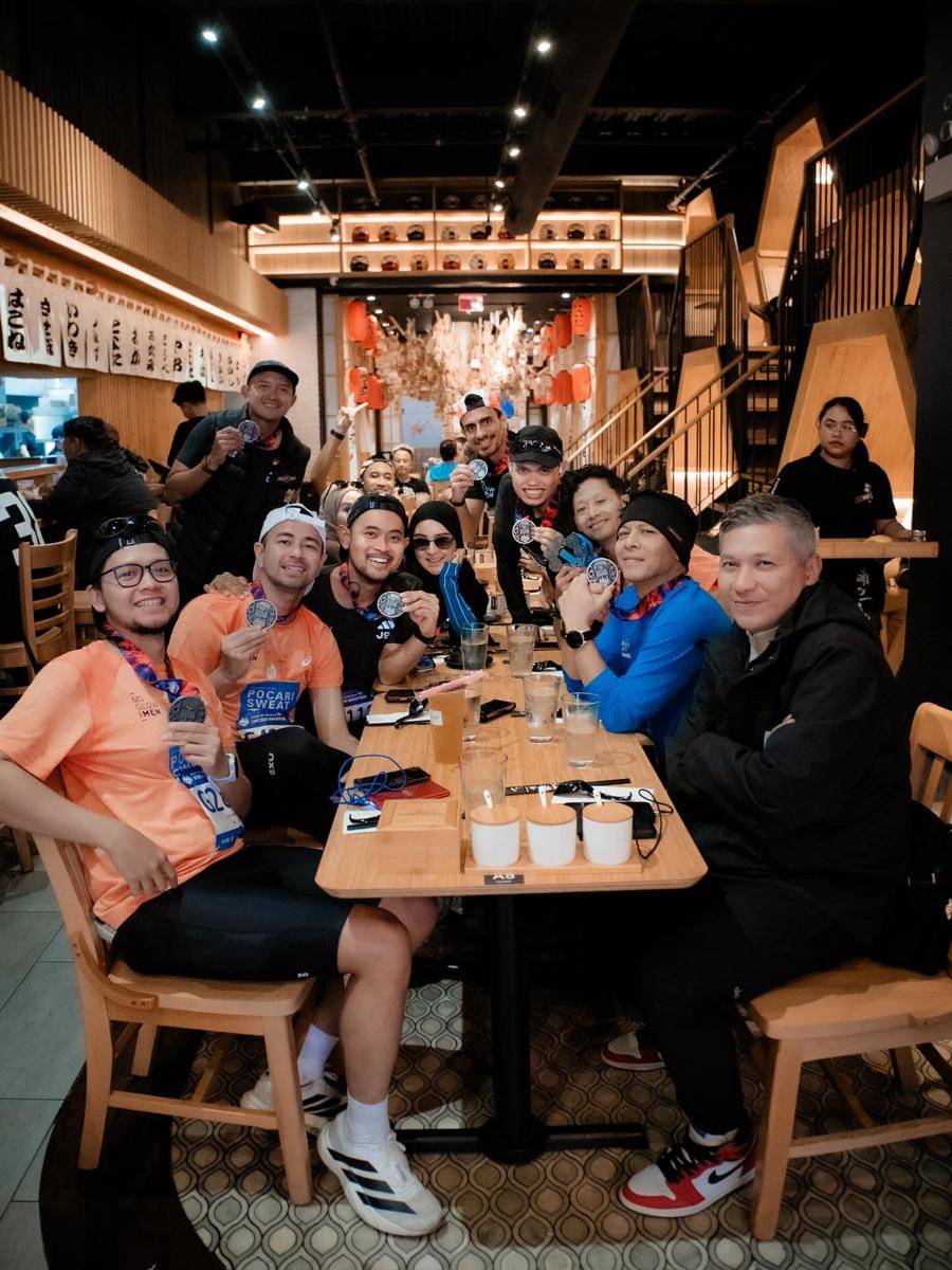Tim Hore di Chicago Marathon (instagram.com/raffinagita1717)