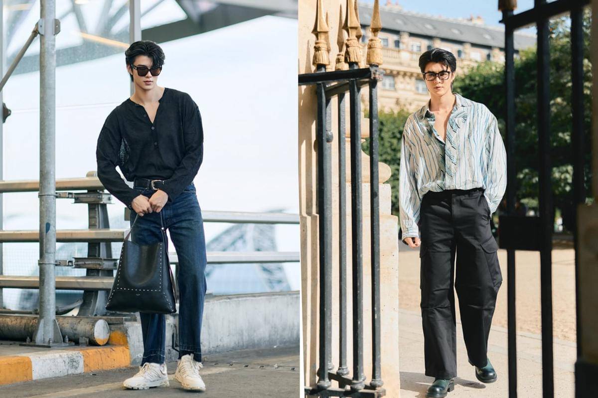 OOTD pakai kacamata ala Meen Nichakoon 
