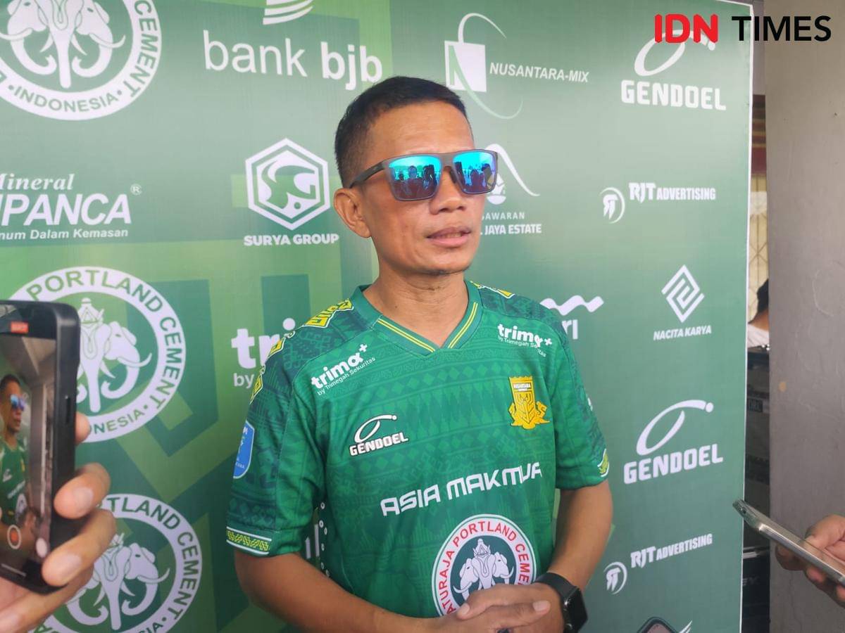 Dirtek Nusantara Lampung FC, Ismed Sofyan. (IDN Times/Muhaimin)