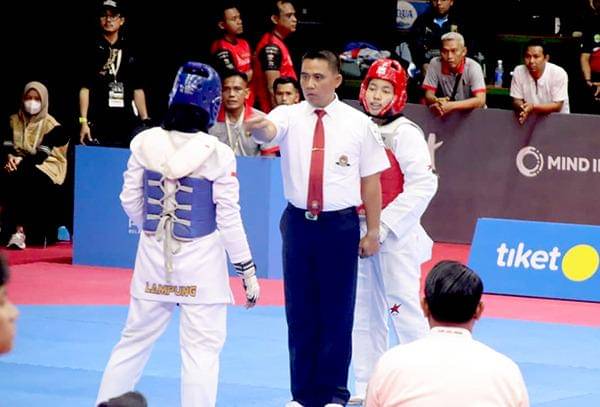 Atlet Lampung di PON Beladiri Kudus 2025. (IDN Times/KONI Lampung)