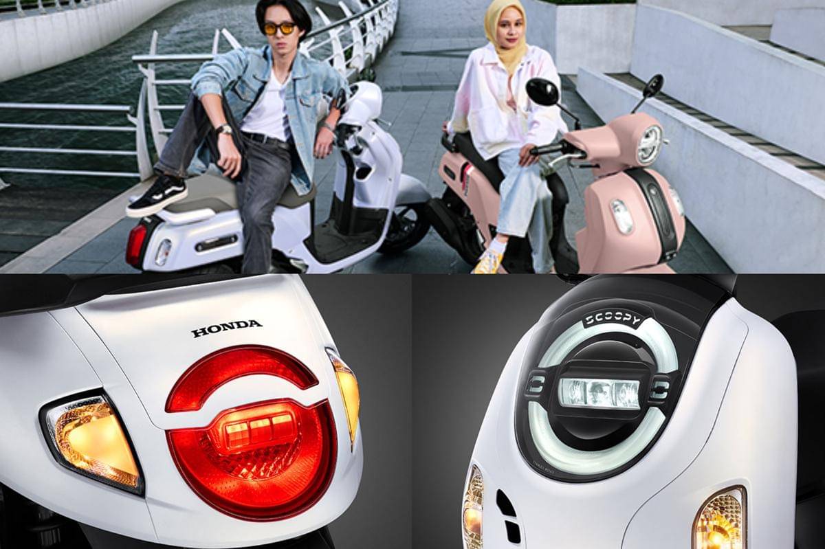 desain lampu Yamaha Fazzio | desain lampu Honda Scoopy