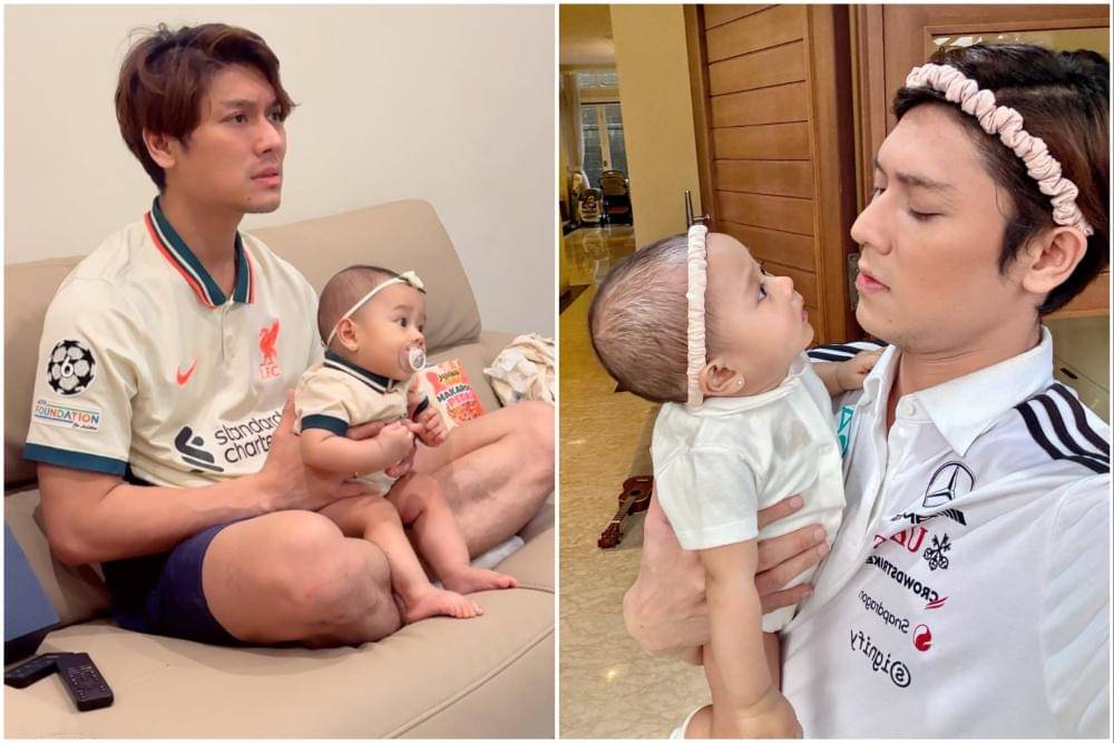 potret Rizky Billar dan Leshia