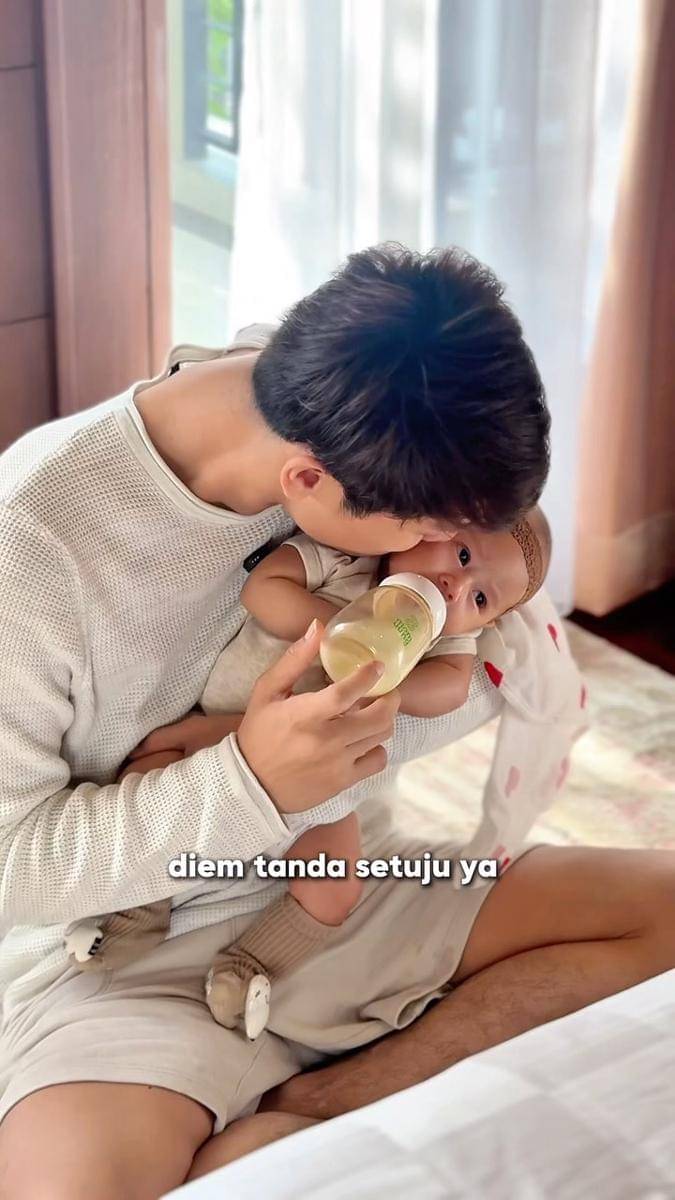 potret Rizky Billar dan Leshia
