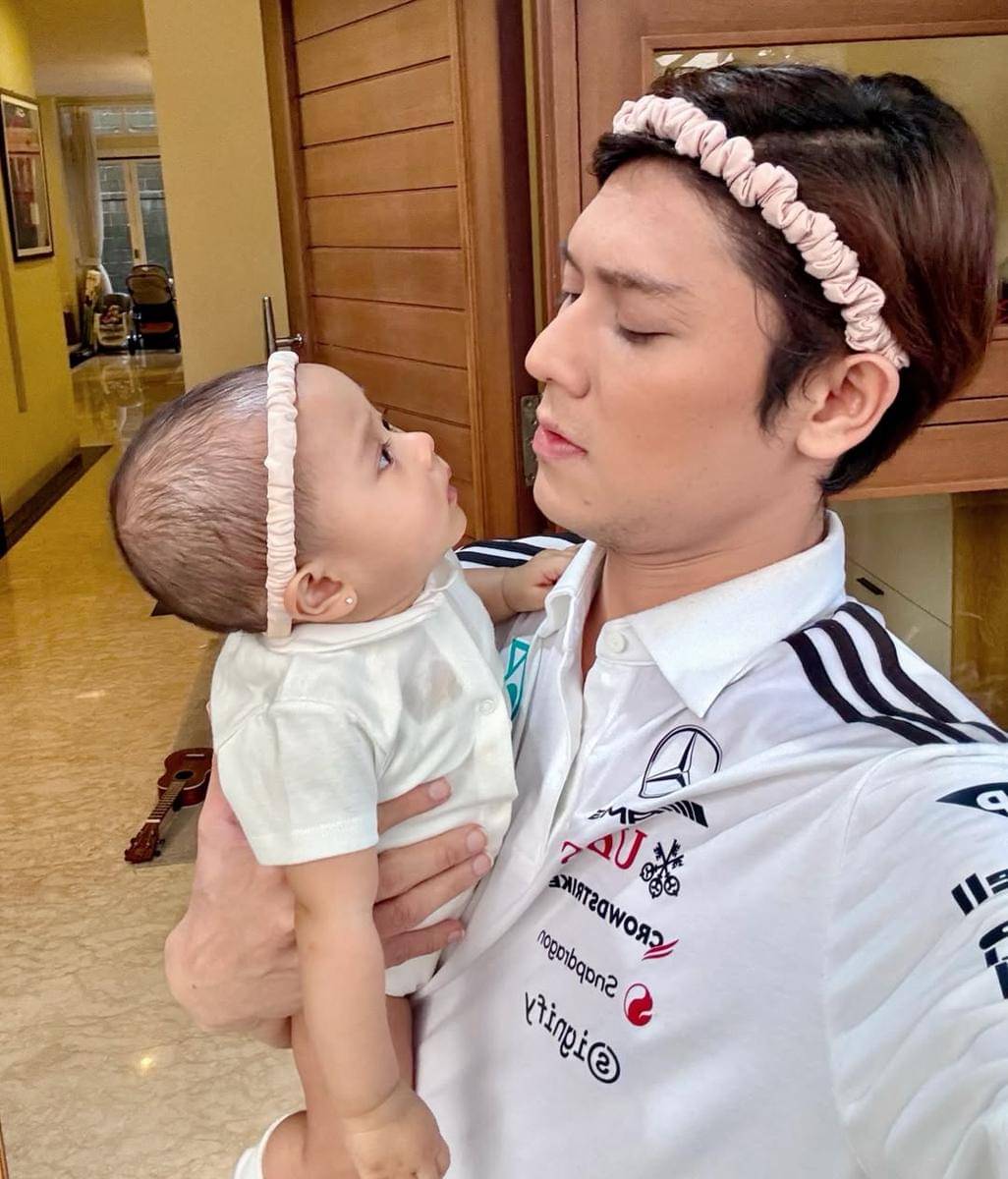 potret Rizky Billar dan Leshia