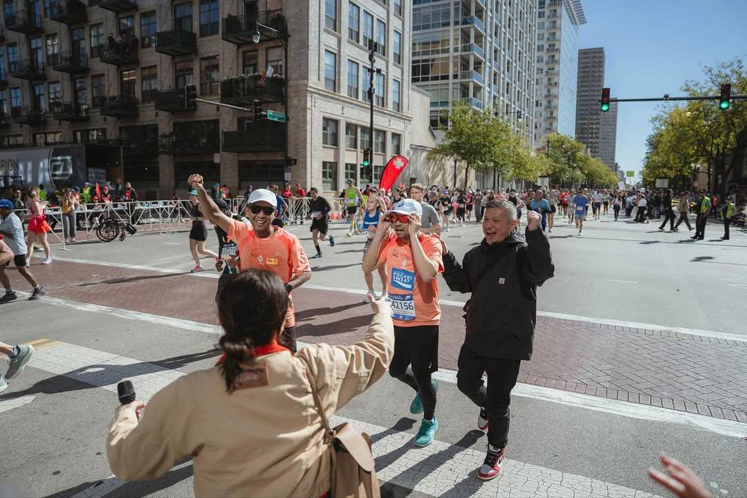 Raffi Ahmad ikut Chicago Marathon 2025