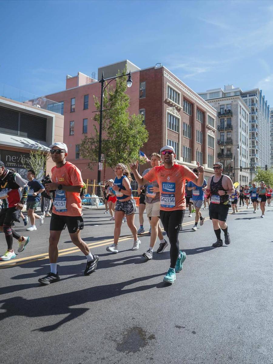 Raffi Ahmad ikut Chicago Marathon 2025