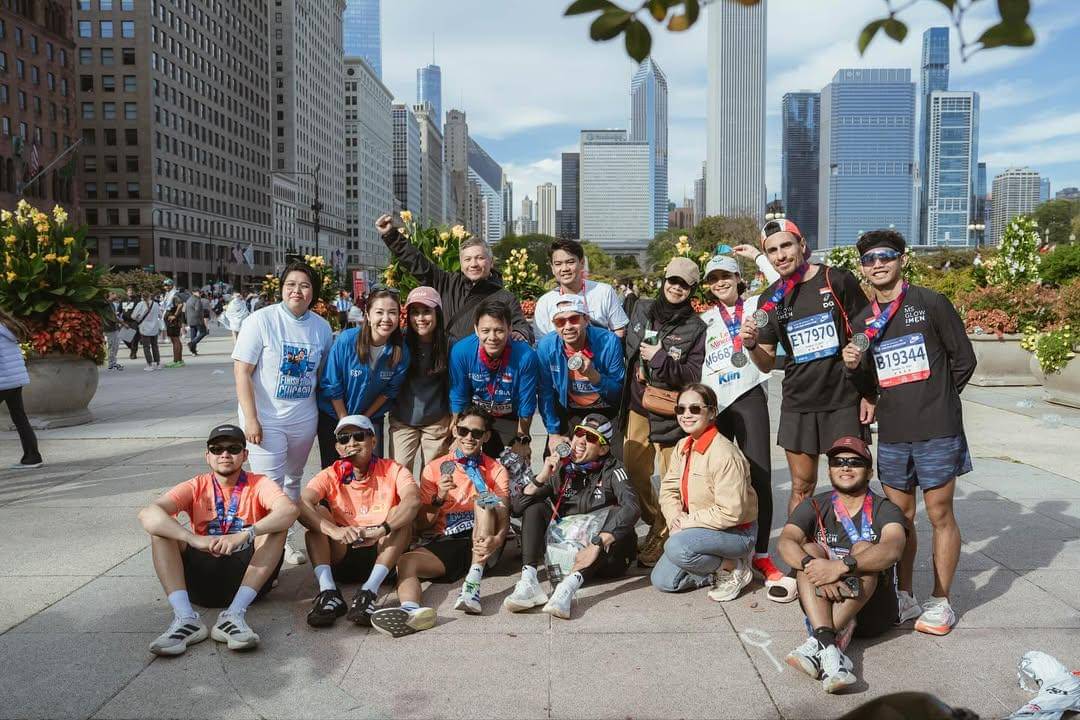Raffi Ahmad ikut Chicago Marathon 2025