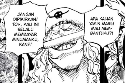 Whitebeard membantu Rocks