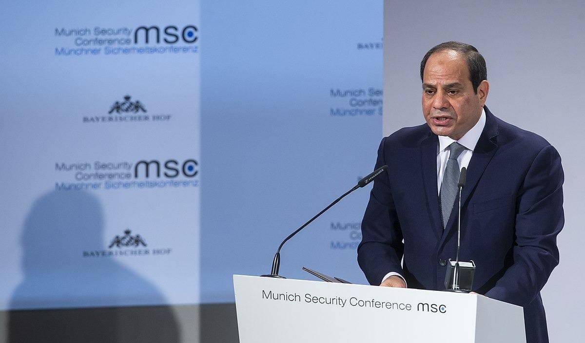 Abdel Fatah al-Sisi selama Konferensi Keamanan München 16 Februari 2019 (Hildenbrand /MSC, CC BY 3.0 DE, via Wikimedia Commons)