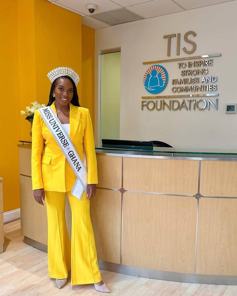 potret Andromeda Peters, Miss Universe Ghana 2025