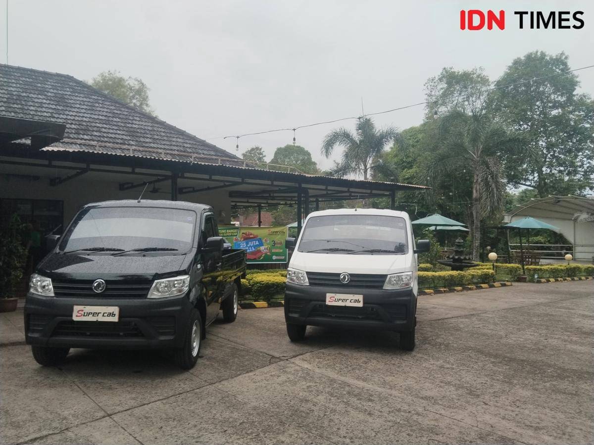 Kendaraan pick up keluaran DFSK ekspansi di Palembang (IDN Times/Feny Maulia Agustin)