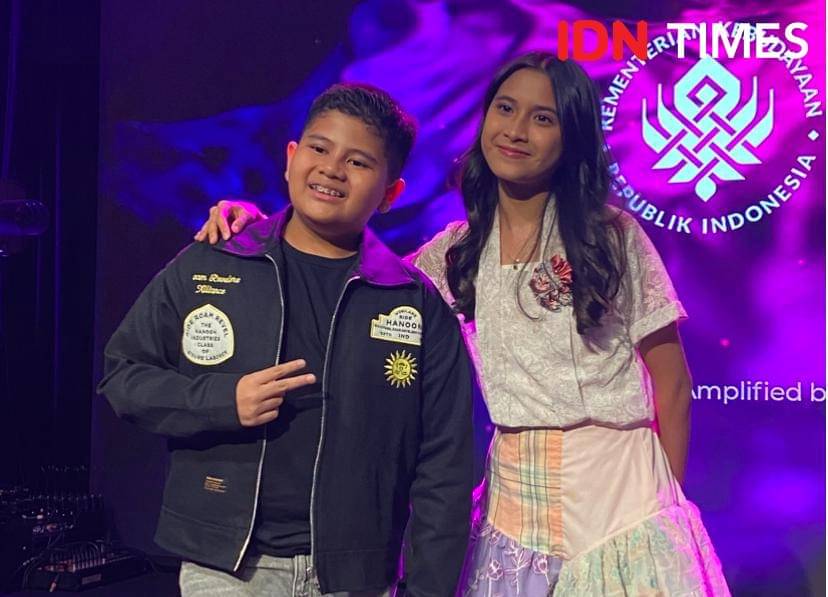 potret Prince Poetiray dan Quinn Salman di pengumuman nominasi AMI Awards 2025