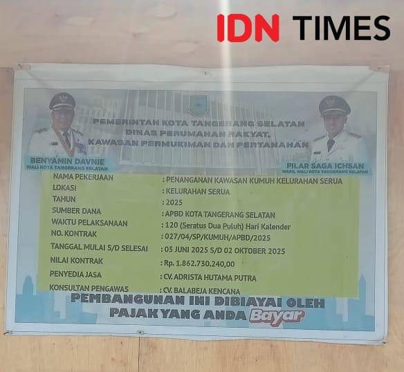 Proyek penataan kawasan kumuh di Tangsel dikeluhkan warga karena tak sesuai DED 