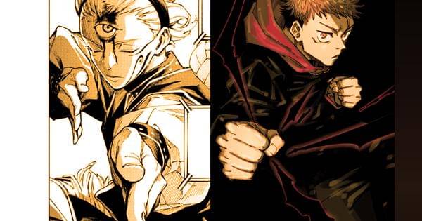 Pose duel Maru dan Yuji - Jujutsu Kaisen
