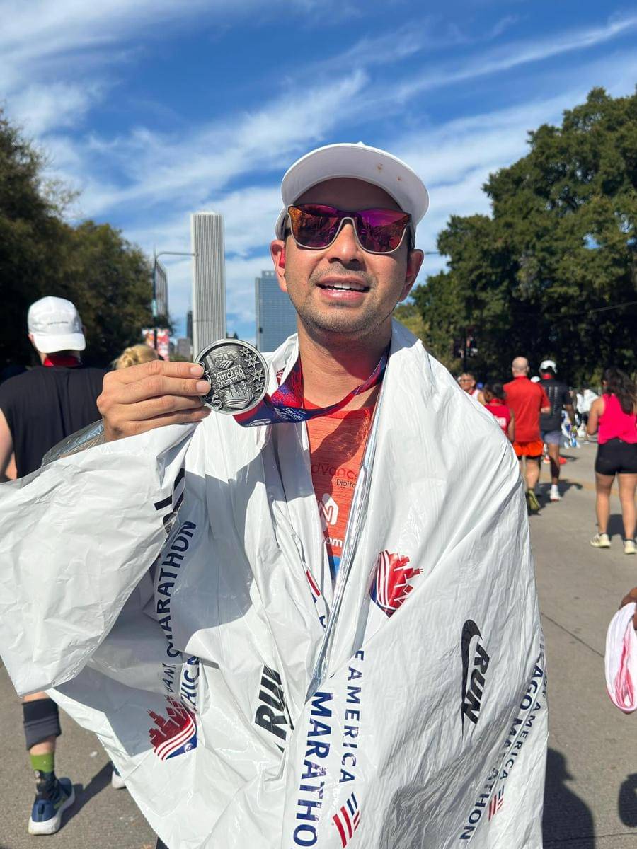 artis ikut Chicago Marathon 2025