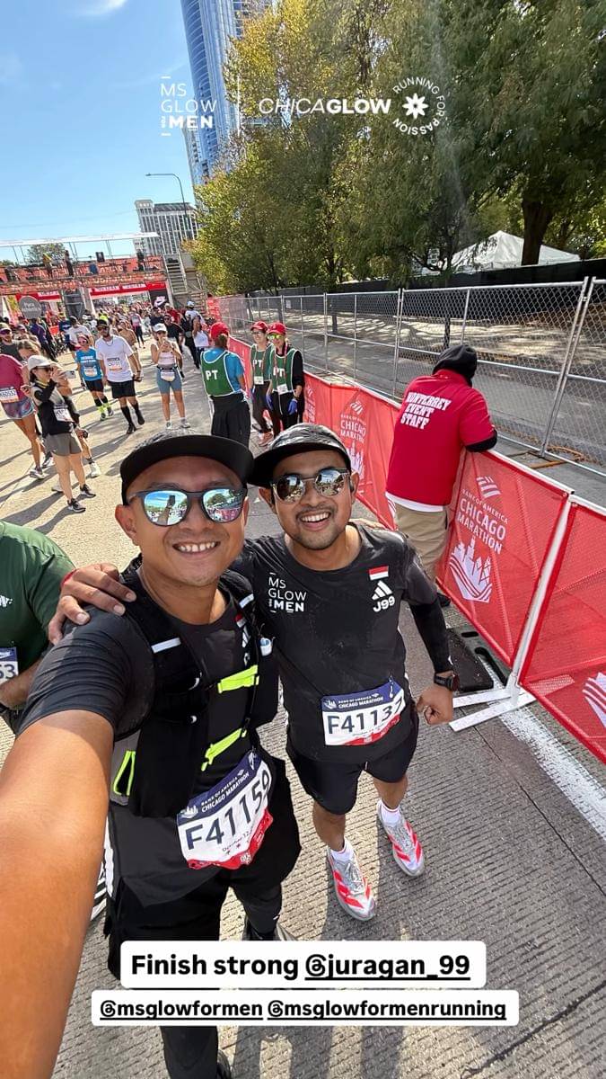 artis ikut Chicago Marathon 2025