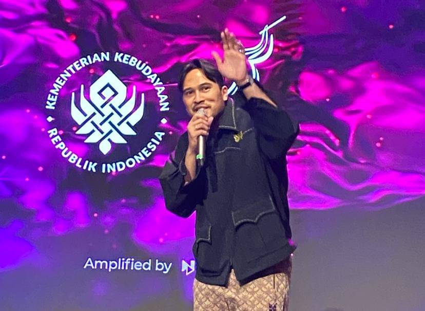 potret Adrian Khalif di press conference pengumuman nominasi AMI Awards 2025 (dok. IDN Times/Rani Asnurida)