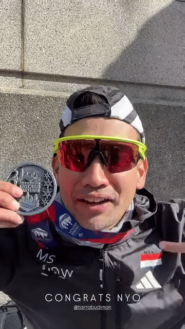 artis ikut Chicago Marathon 2025