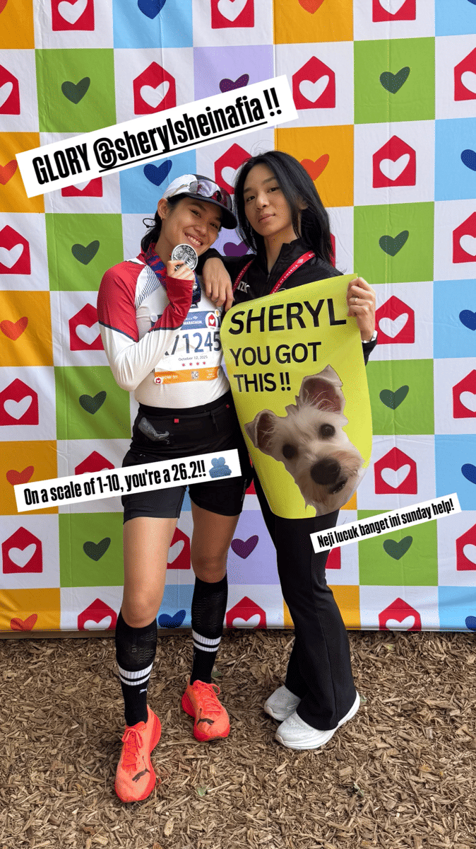 artis ikut Chicago Marathon 2025
