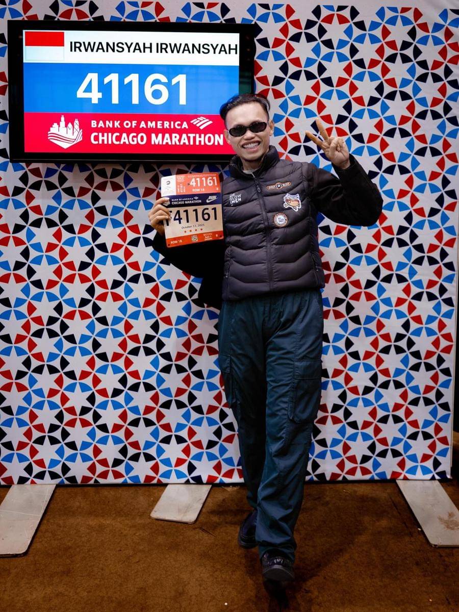 artis ikut Chicago Marathon 2025