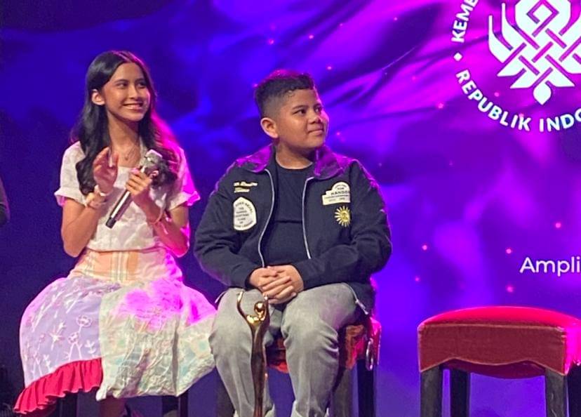 potret Prince Poetiray dan Quinn Salman di pengumuman nominasi AMI Awards 2025