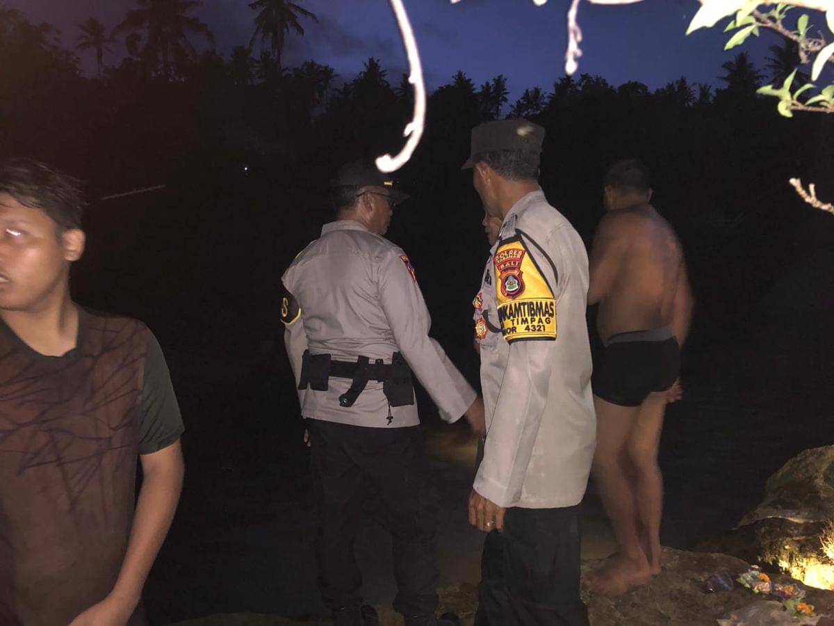 Pencarian pemancing tenggelam di Tabanan 