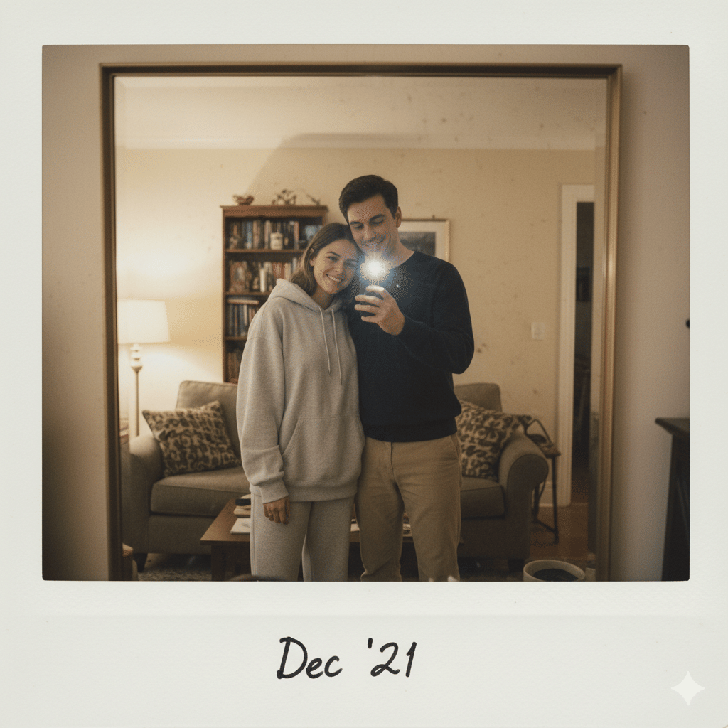 Prompt Gemini AI pasangan polaroid