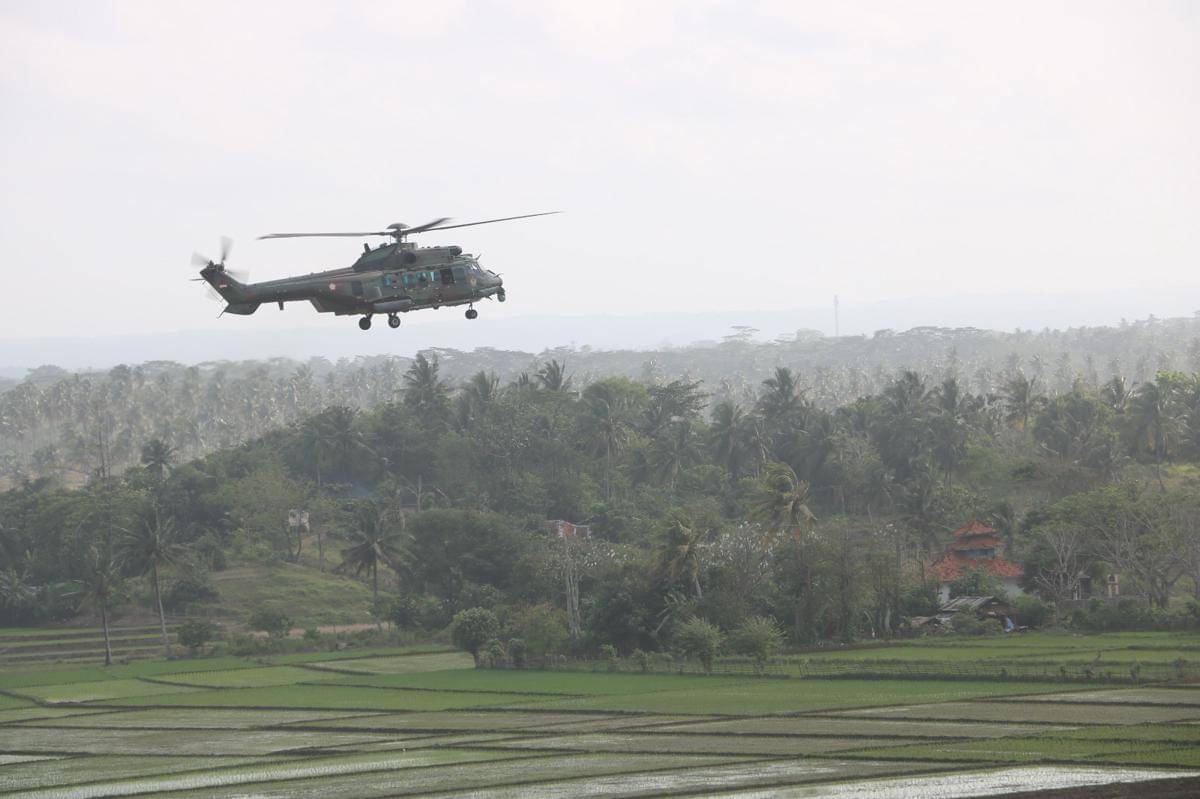TNI AU menggelar Attack Training Mission (ATM) di Air Weapon Range (AWR) Salatri, Kabupaten Cianjur, Rabu (8/10/2025) (dok. Dispenau)