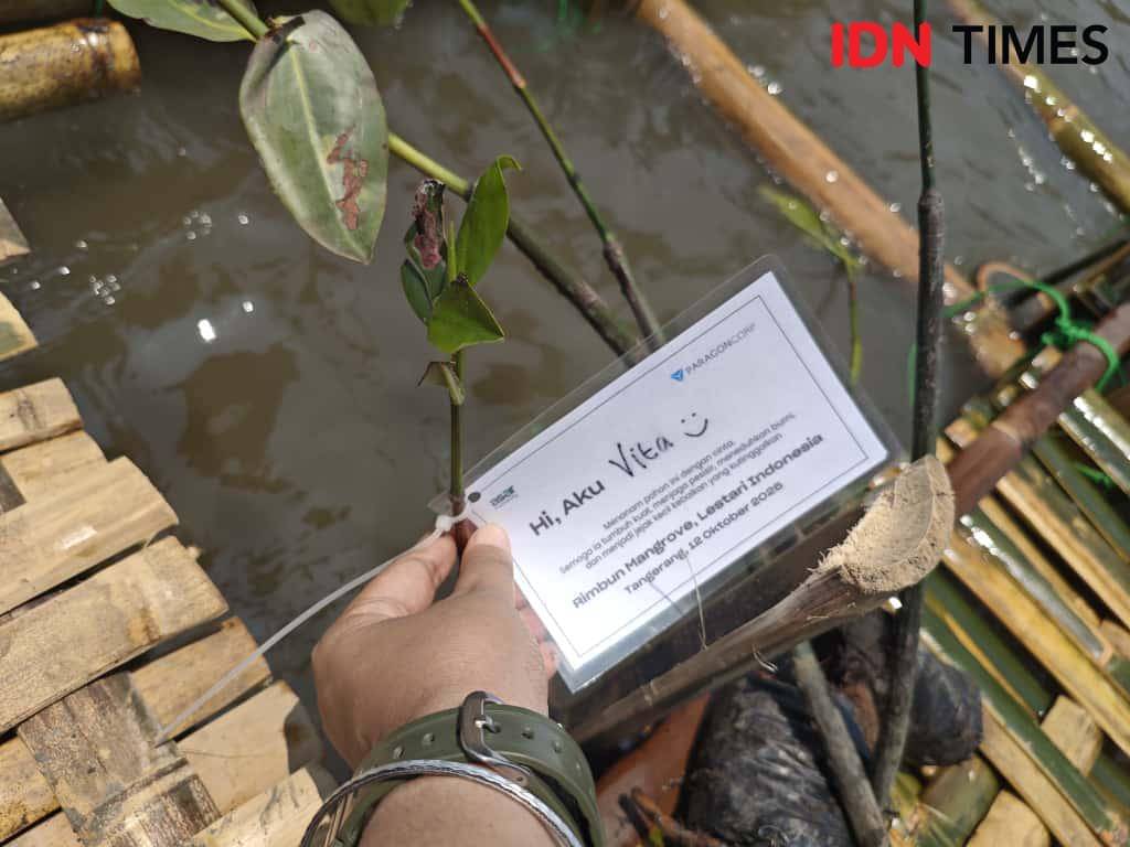 Acara "Paragonian Bergerak" pada Minggu (12/10/2025) di Tanjung Burung, Teluk Naga. (IDN Times/Febriyanti Revitasari)