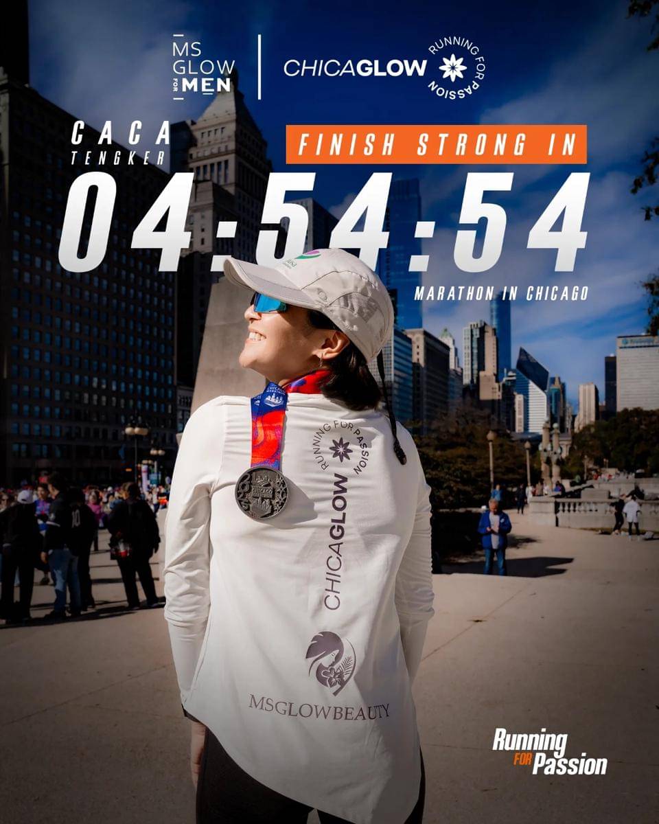 artis ikut Chicago Marathon 2025
