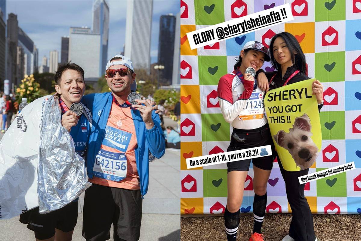 artis ikut Chicago Marathon 2025