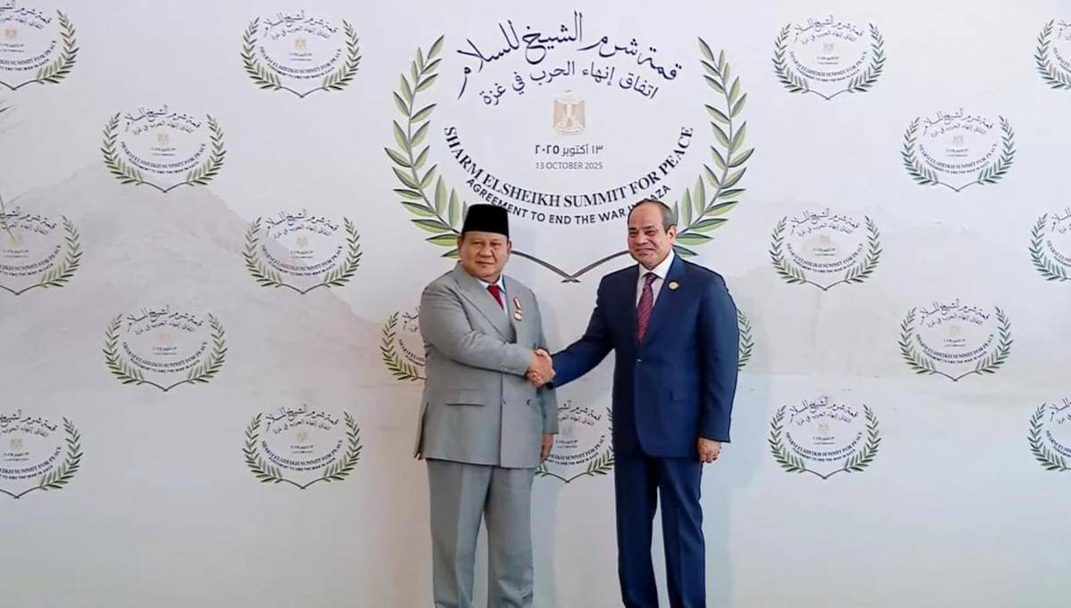 Prabowo Subianto hadiri KTT Perdamaian Gaza
