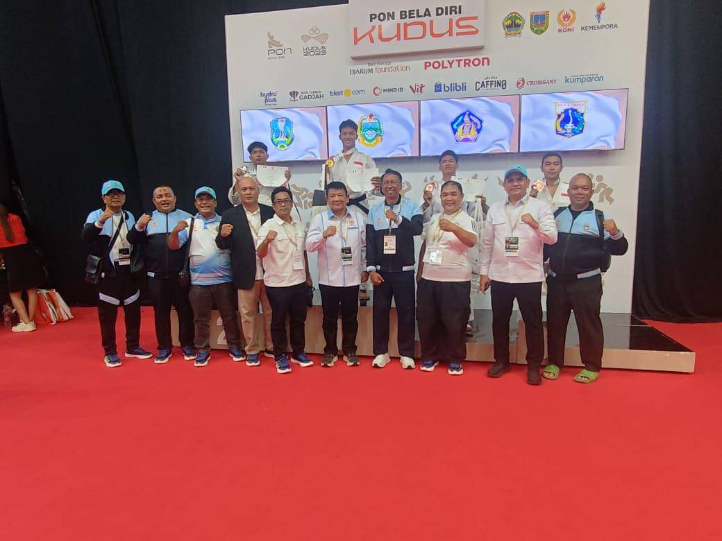 Diki Hartarto raih medali emas judo untuk Sumut di PON Bela Diri 2025 (dok.media PON bela diri))
