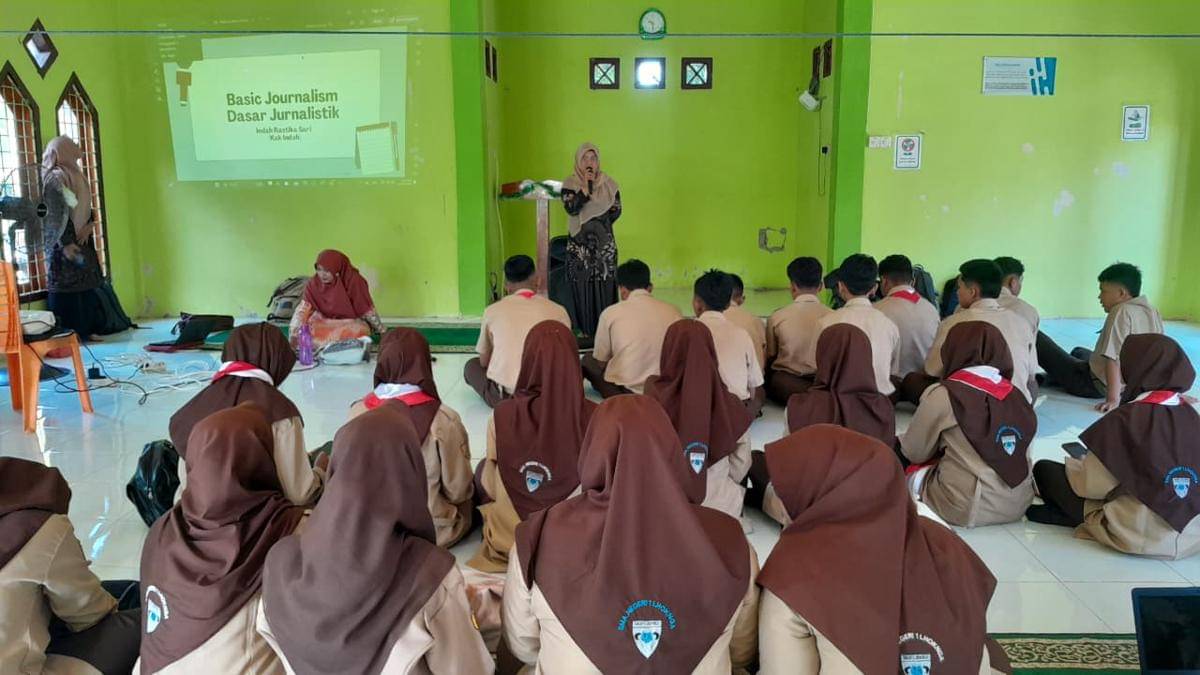 FJPI Goes to School di SMA Negeri 1 Lhoknga, Kabupaten Aceh Besar, Aceh. 