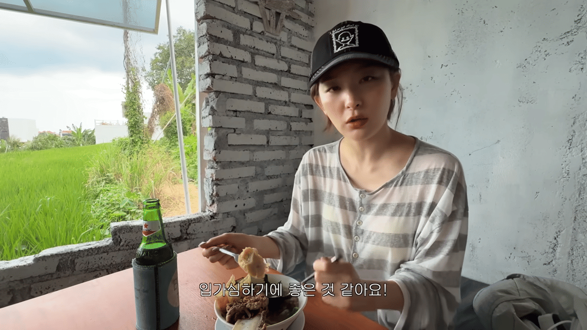 Cuplikan vlog Seulgi Red Velvet saat liburan di Bali