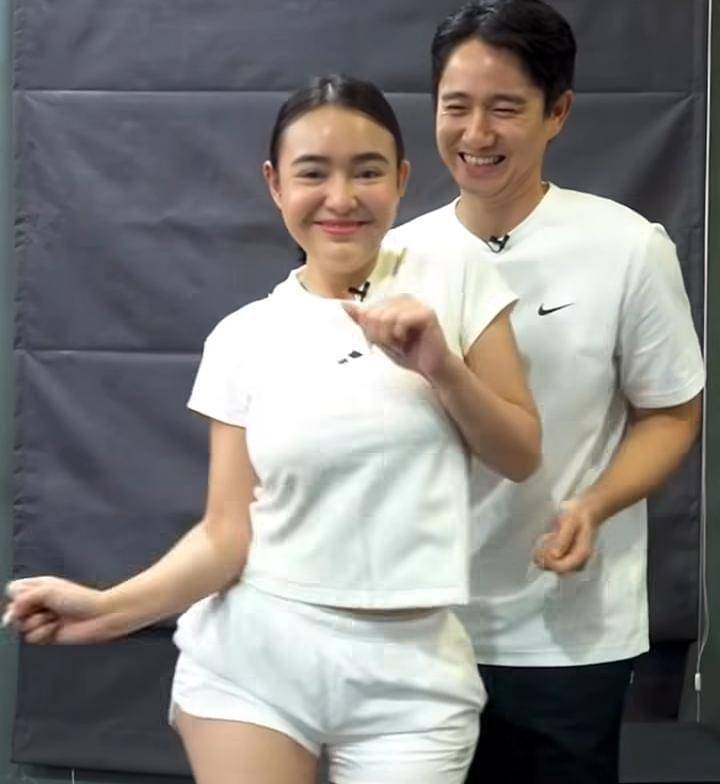 potret seru Amanda Manopo dan Kenny olahraga pertama setelah menikah
