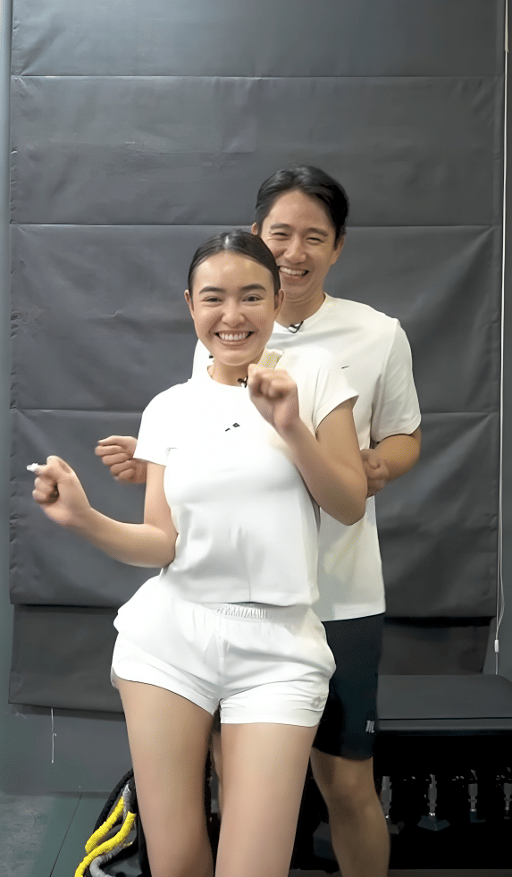 Amanda Manopo dan suami olahraga bareng