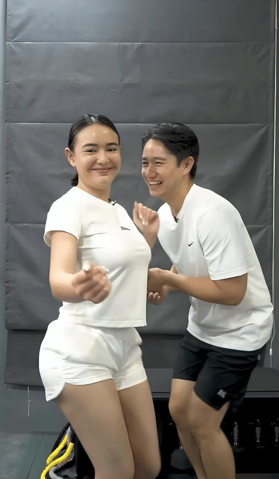 Amanda Manopo dan suami olahraga bareng