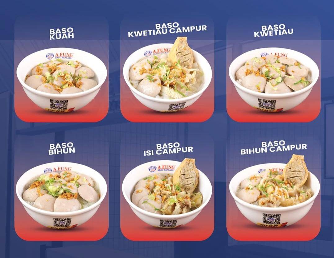 Menu di Baso A Fung