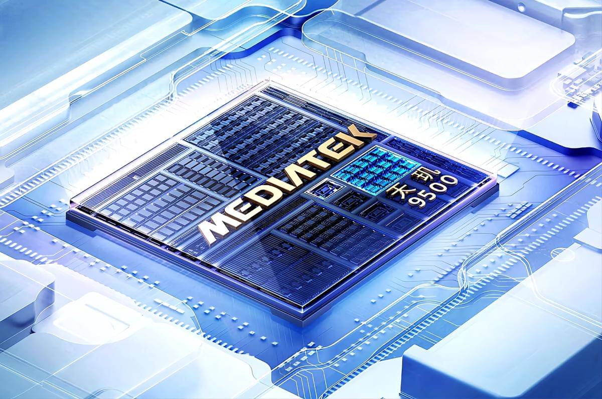 ilustrasi prosesor MediaTek Dimensity 9500