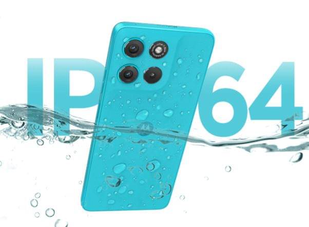 ilustrasi Motorola Moto G100 yang bersertifikasi IP64