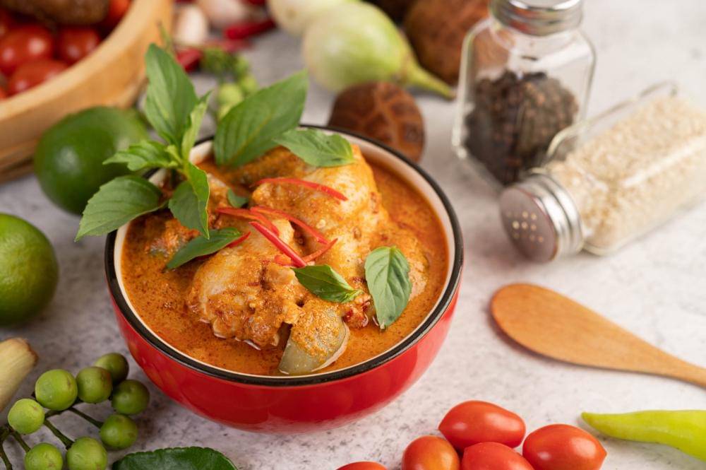 ilustrasi Thai red curry