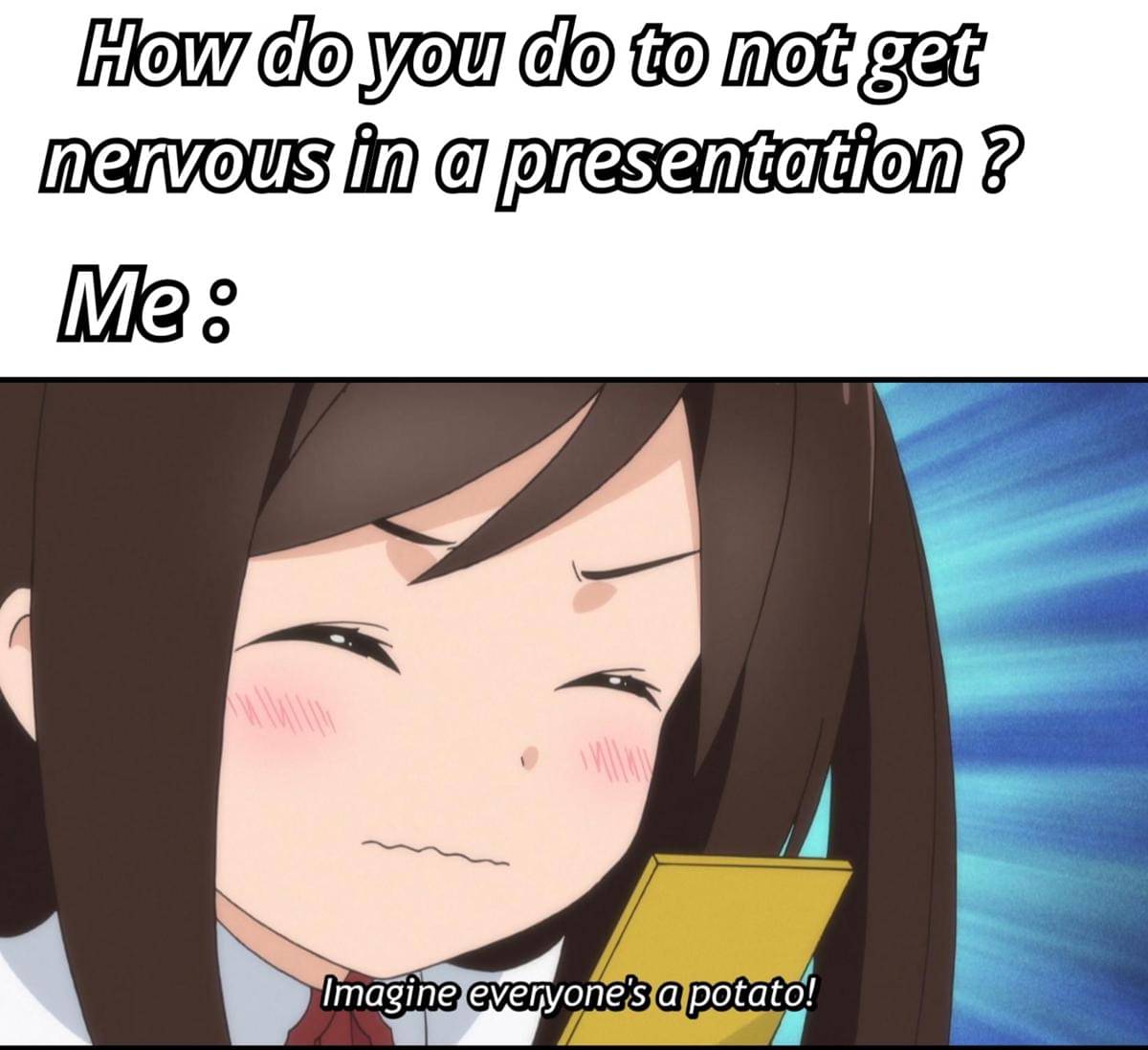 meme anime tentang kentang