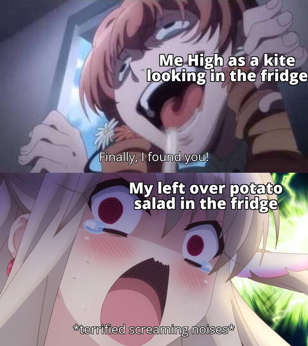 meme anime tentang kentang