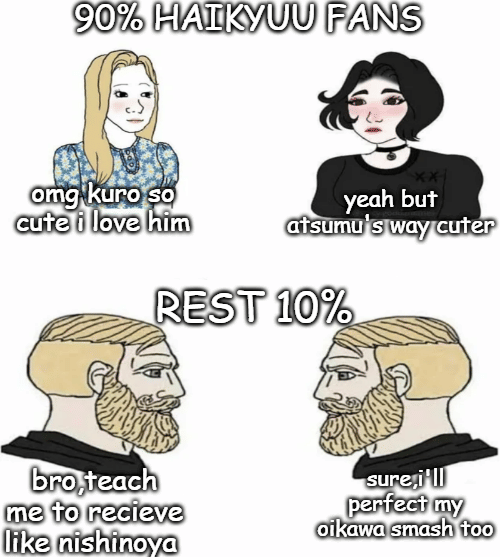 meme anime tentang voli