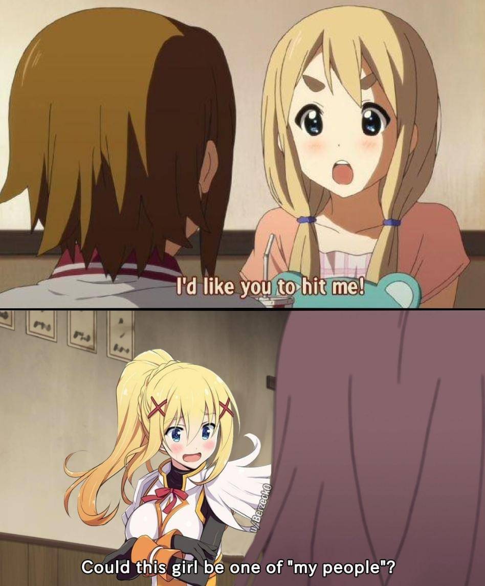 meme anime tentang teman baru