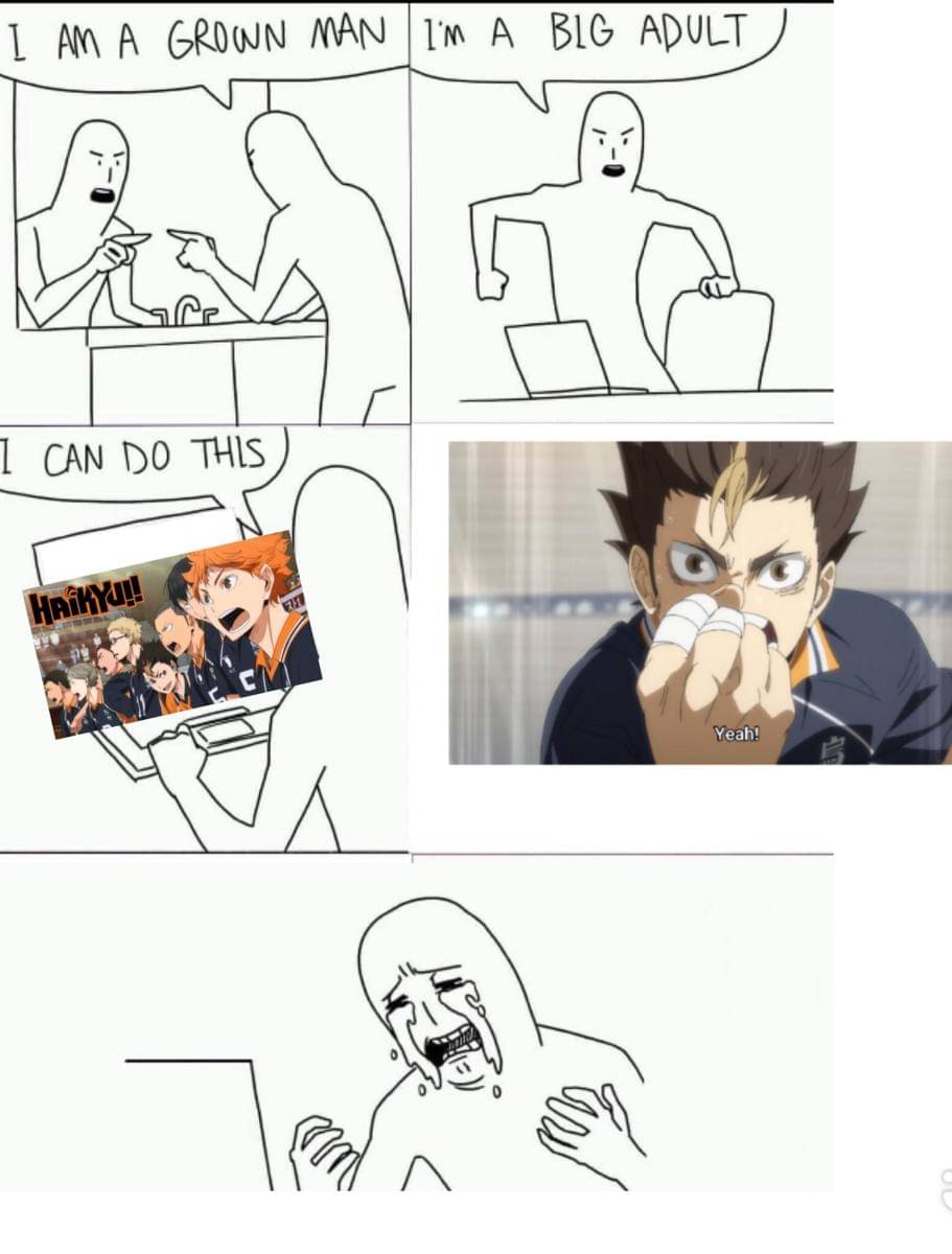 meme anime tentang voli