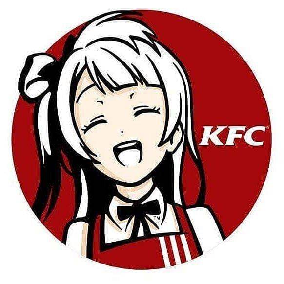 meme anime tentang ayam goreng