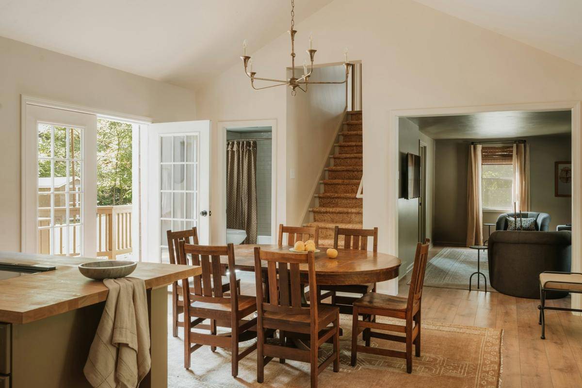 ilustrasi interior modern farmhouse