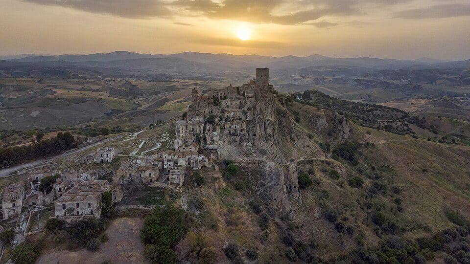 Craco dall alto